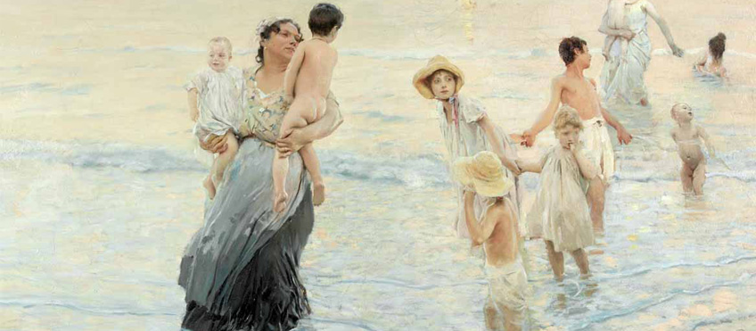 Ettore Tito - Luglio sulla spiaggia