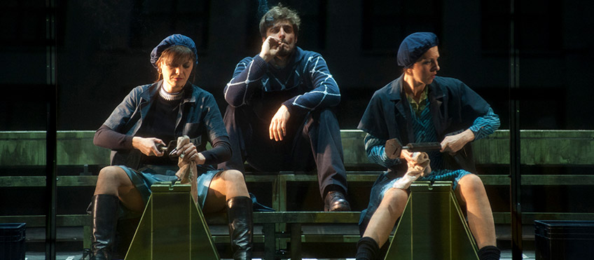 La classe operaia va in paradiso - Allegro -Guanciale e Manea - photo Giuseppe Distefano