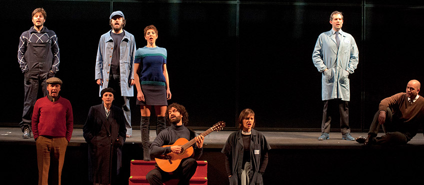 La classe operaia va in paradiso - attori - photo Giuseppe Distefano