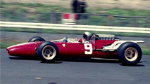 Lorenzo Bandini sulla Ferrari 312 nel 1966