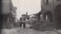 Bologna dopo il bombardamento del 12 ottobre 1944