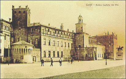 Carpi in una foto d'epoca dal sito del Comune di Carpi