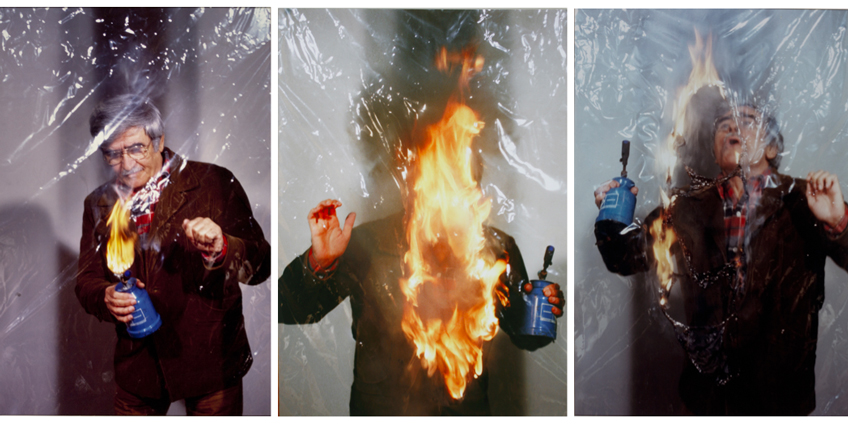 A. Amendola fotografa Burri