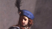 Guido-Cagnacci, particolare del dipinto David con la testa di golia, dal sito www.guidocagnacci.com