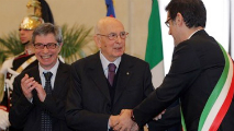 Il presidente della Repubblica Giorgio Napolitano ospite in Regione. Foto di Michele Nucci