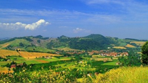 Panorama dei colli bolognesi