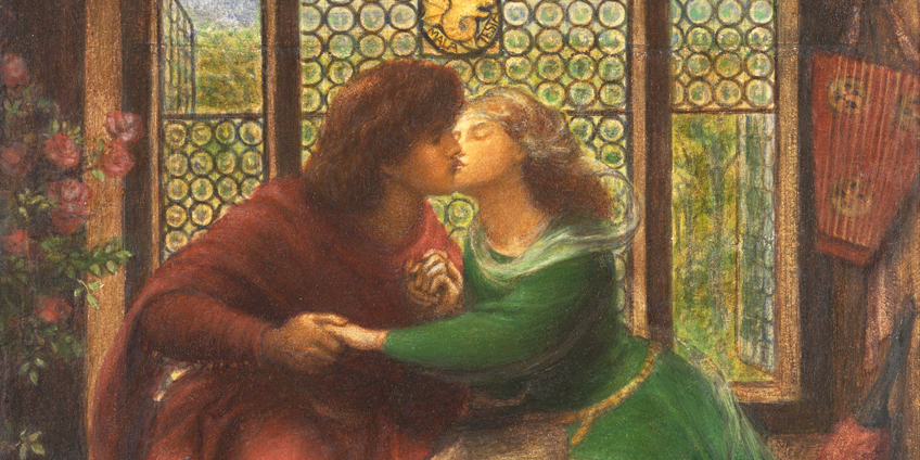 Dante Gabriel Rossetti, Paolo and Francesca da Rimini