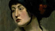 Amedeo Modigliani, Signora in cappello con ciliege, 1903