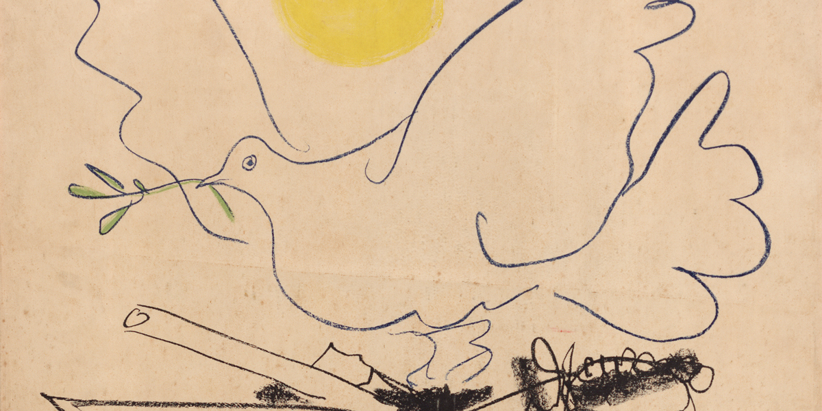 <span>Picasso, <em>Manifesto del Congresso mondiale per il disarmo e la pace</em>, Mosca, 1962</span>