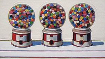 Una delle tele di Wayne Thiebaud