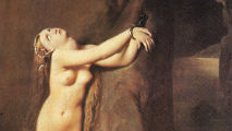 J. A. D. Ingres, Ruggiero libera Angelica (particolare), 1819, Londra National Gallery