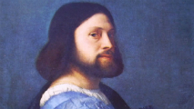Tiziano, Autoritratto di Ariosto, 1508, Londra National Gallery