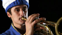 Un musicista della banda Mehter