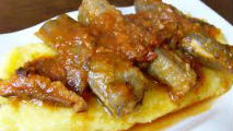 Brodetto d'anguilla con polenta