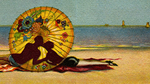 O dolci baci, o languide carezze, 1931. Calendarietto da barbiere