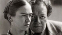 Frida Kahlo con Diego Rivera