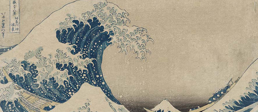 Katsushika Hokusai La [grande] onda presso la costa di Kanagawa, dalla serie Trentasei vedute del monte Fuji 1830-1831 circa