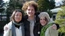 Daniele Vivarelli ed Elisa Michelini con l'amica Miyuki
