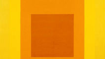 Uno degli omaggi al quadrato di Albers in mostra a Modena