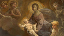 Madonna e San Francesco (particolare) di Guido Reni