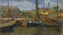 Un quadro in mostra
