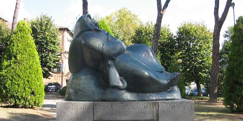 Domenico Rambelli, Monumento ai caduti (Brisighella)