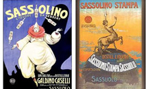 Antiche pubblicit&agrave; del Sassolino