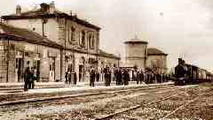 La stazione di Carpi in una vecchia foto