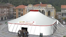 Il tendone di Teatro Errante