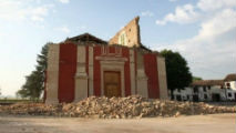 La chiesa di S. Martino a Buoncompra dopo il terremoto