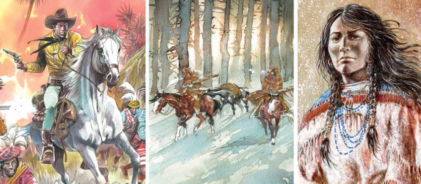 Gli autori bolognesi tra il fumetto e il west